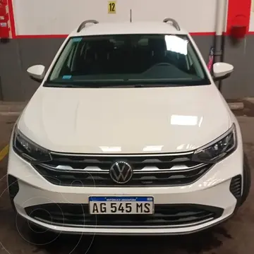 Volkswagen Nivus Comfortline 200 TSi usado (2024) color Blanco Cristal financiado en cuotas(anticipo $3.499.999)