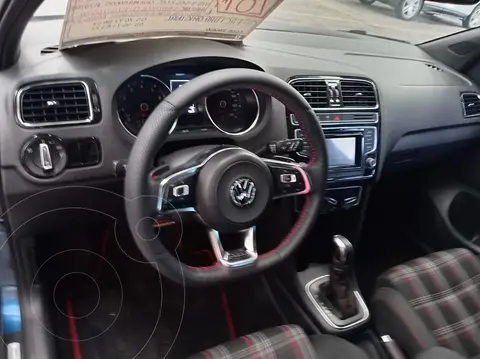 Volkswagen Polo GTI 1.8L TSI usado (2017) color Azul Metalizado financiado en mensualidades(enganche $72,500 mensualidades desde $7,500)