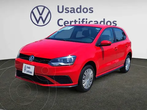 Volkswagen Polo Hatchback Startline usado (2020) color Rojo financiado en mensualidades(enganche $60,195 mensualidades desde $4,605)