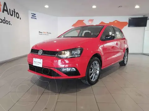 Volkswagen Polo Hatchback Comfortline Plus usado (2022) color Rojo financiado en mensualidades(enganche $81,725 mensualidades desde $7,987)