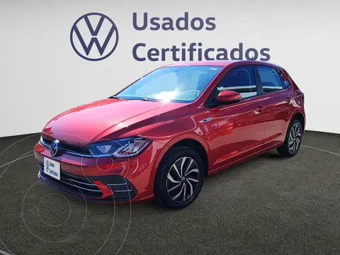 Volkswagen Polo Hatchback 1.2L TSI Aut usado (2024) color Rojo financiado en mensualidades(enganche $101,070 mensualidades desde $7,732)