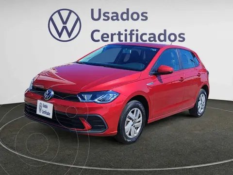 Volkswagen Polo Hatchback Comfortline usado (2024) color Rojo financiado en mensualidades(enganche $84,720 mensualidades desde $6,481)