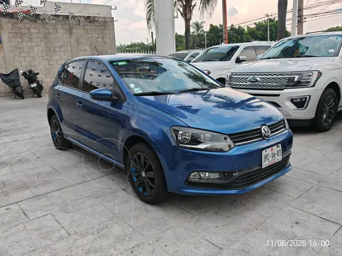 Volkswagen Polo Hatchback 1.6L usado (2018) color Azul precio $229,000