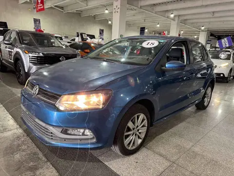 Volkswagen Polo Hatchback 1.6L Aut usado (2018) color Azul precio $199,900