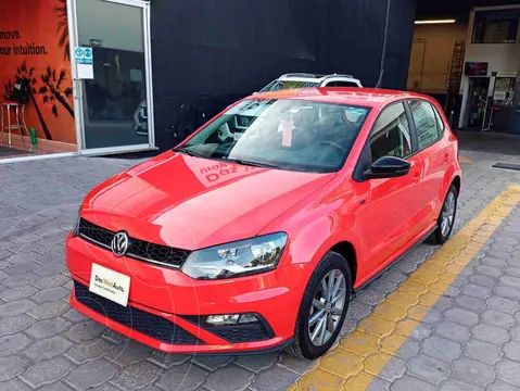 Volkswagen Polo Hatchback Join usado (2022) color Rojo financiado en mensualidades(enganche $74,975 mensualidades desde $5,529)