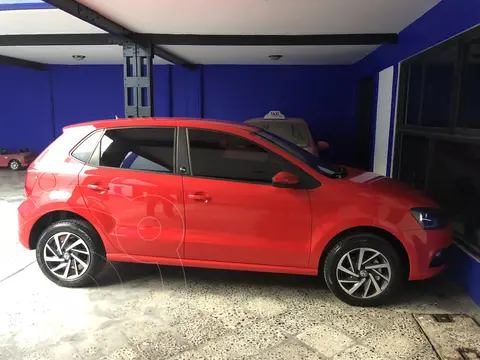 Volkswagen Polo 1.6L Base 5P Ac usado (2018) color Rojo precio $208,000