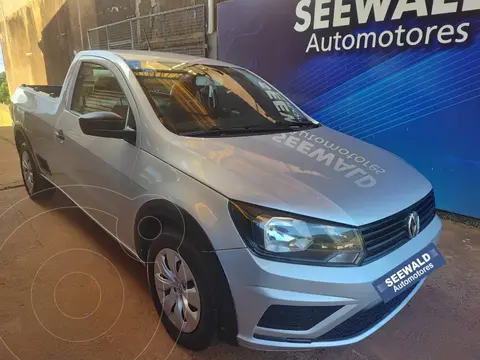 Volkswagen Saveiro 1.6 Cabina Simple Safety usado (2018) color Gris Plata  precio $17.300.000