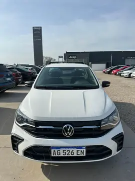 Volkswagen Saveiro CS Trendline usado (2024) color Blanco Cristal financiado en cuotas(anticipo $4.999.999)