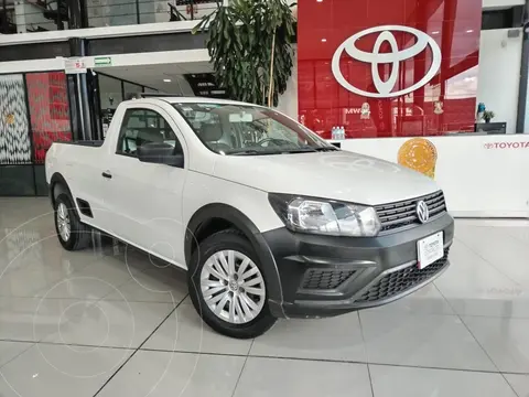 Volkswagen Saveiro Robust usado (2022) color Blanco financiado en mensualidades(enganche $104,082 mensualidades desde $4,471)