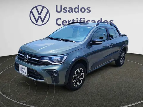 Volkswagen Saveiro Extreme usado (2025) color Verde financiado en mensualidades(enganche $99,708 mensualidades desde $7,628)