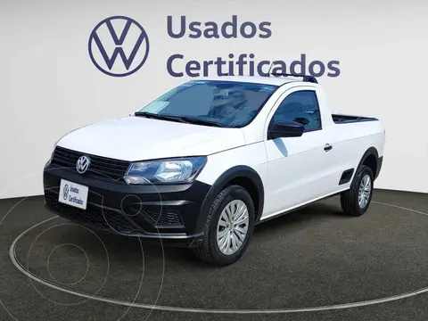 Volkswagen Saveiro Robust usado (2023) color Blanco financiado en mensualidades(enganche $65,645 mensualidades desde $5,022)