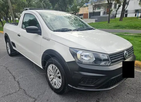 Volkswagen Saveiro Robust (Cabina Sencilla) A/A usado (2020) color Blanco Candy precio $218,000