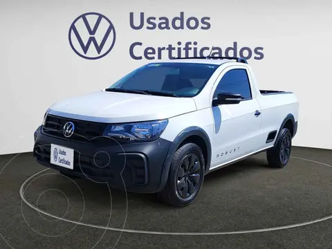 Volkswagen Saveiro Robust usado (2025) color Blanco financiado en mensualidades(enganche $84,720 mensualidades desde $6,481)