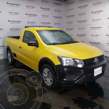 foto Volkswagen Saveiro Robust (Cabina Sencilla) A/A usado (2019) color Amarillo precio $229,990