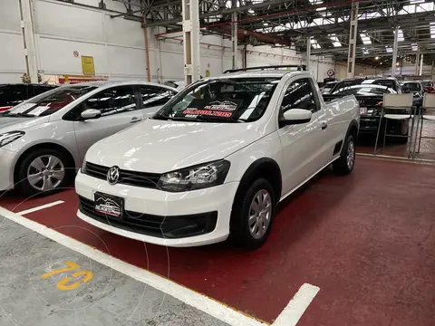 Volkswagen Saveiro Starline usado (2015) color Blanco Cristal financiado en mensualidades(enganche $40,000 mensualidades desde $6,700)