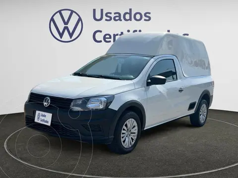 Volkswagen Saveiro Robust usado (2022) color Blanco financiado en mensualidades(enganche $72,475 mensualidades desde $4,276)