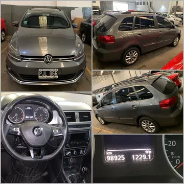 Volkswagen Suran 1.6 Trendline usado (2015) color Gris financiado en cuotas(anticipo $7.500.000)