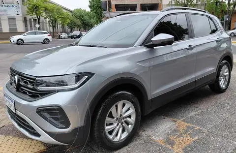 Volkswagen T-Cross Comfortline 200 TSi usado (2024) color Gris Platino financiado en cuotas(anticipo $4.999.999)