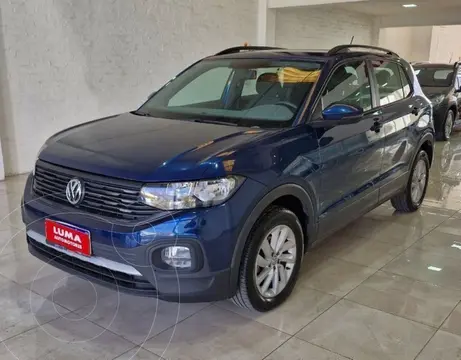 Volkswagen T-Cross Trendline MSi usado (2021) color Azul Egeo precio $24.500.000