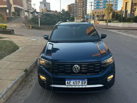 Volkswagen T-Cross Comfortline MSi usado (2021) color Azul Egeo financiado en cuotas(anticipo $1.600.000 cuotas desde $360.000)