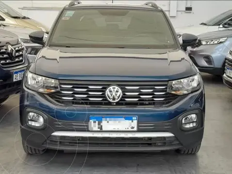 Volkswagen T-Cross Comfortline usado (2021) color Azul Egeo precio $9.800.000