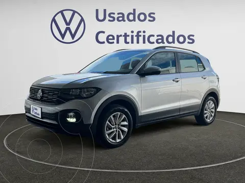 Volkswagen T-Cross Trendline usado (2024) color Gris Platino financiado en mensualidades(enganche $99,708 mensualidades desde $7,628)