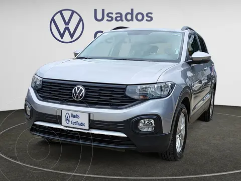 Volkswagen T-Cross Trendline usado (2024) color Plata financiado en mensualidades(enganche $98,345 mensualidades desde $7,524)