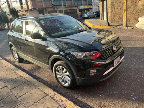 Volkswagen T-Cross Trendline Aut usado (2021) color Negro precio $275,000