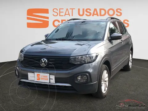 Volkswagen T-Cross Trendline usado (2024) color Gris Platino financiado en mensualidades(enganche $85,098 mensualidades desde $11,070)