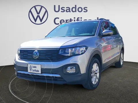 Volkswagen T-Cross Trendline usado (2024) color Plata financiado en mensualidades(enganche $101,070 mensualidades desde $7,732)