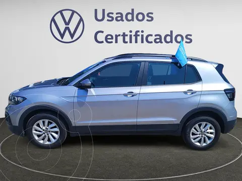 Volkswagen T-Cross Trendline usado (2024) color Plata financiado en mensualidades(enganche $101,070 mensualidades desde $7,732)