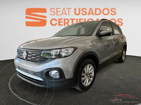 Volkswagen T-Cross Trendline usado (2024) color PLATA PIRITA financiado en mensualidades(enganche $101,070 mensualidades desde $8,854)