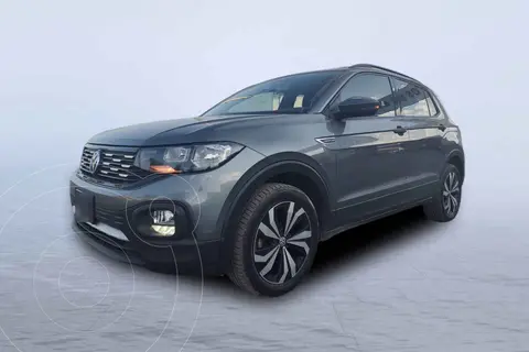 Volkswagen T-Cross Comfortline Aut usado (2021) color Gris precio $425,000