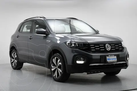 Volkswagen T-Cross Comfortline Aut usado (2021) color Gris Oscuro financiado en mensualidades(enganche $84,600 mensualidades desde $6,655)