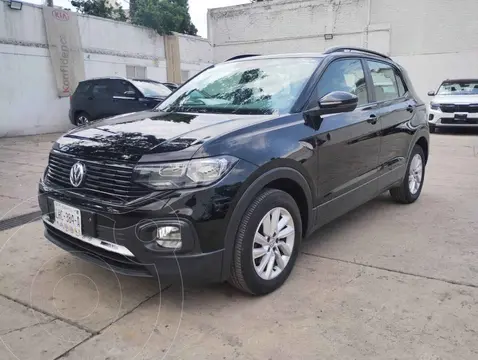 Volkswagen T-Cross Trendline Aut usado (2021) color Negro precio $299,000