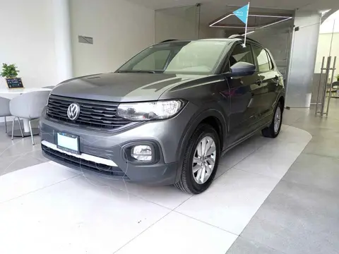 Volkswagen T-Cross Trendline Aut usado (2021) color Gris precio $299,000