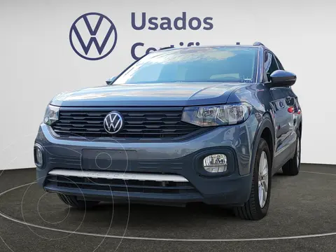 Volkswagen T-Cross Trendline usado (2024) color Gris financiado en mensualidades(enganche $101,070 mensualidades desde $7,732)