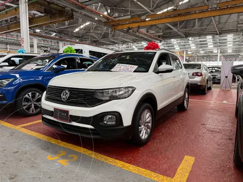 Volkswagen T-Cross Comfortline usado (2021) color Blanco financiado en mensualidades(enganche $70,000 mensualidades desde $6,300)