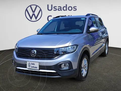 Volkswagen T-Cross Trendline usado (2024) color Plata financiado en mensualidades(enganche $98,345 mensualidades desde $7,524)