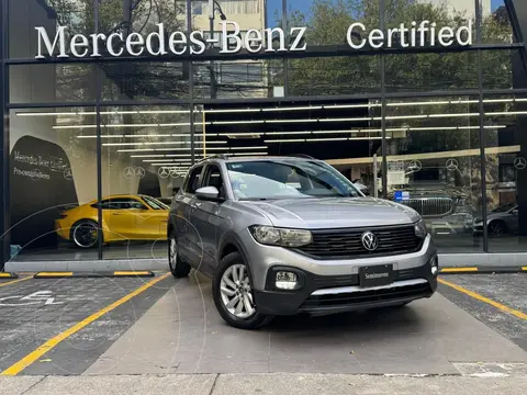 Volkswagen T-Cross Trendline usado (2024) color plateado precio $260,000