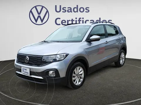 Volkswagen T-Cross Trendline usado (2024) color Plata financiado en mensualidades(enganche $98,345 mensualidades desde $7,524)