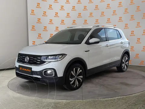 Volkswagen T-Cross Highline usado (2021) color Blanco financiado en mensualidades(enganche $83,380 mensualidades desde $9,404)