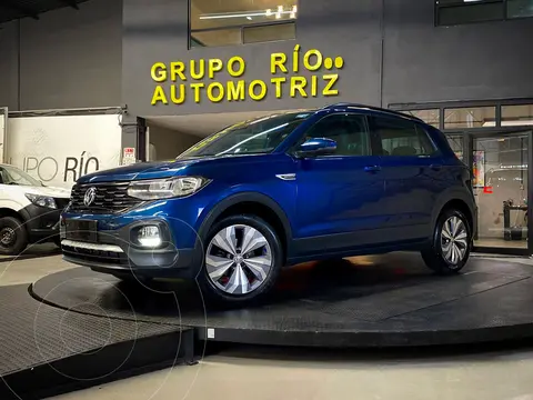 Volkswagen T-Cross Comfortline Aut usado (2020) color Azul precio $298,000