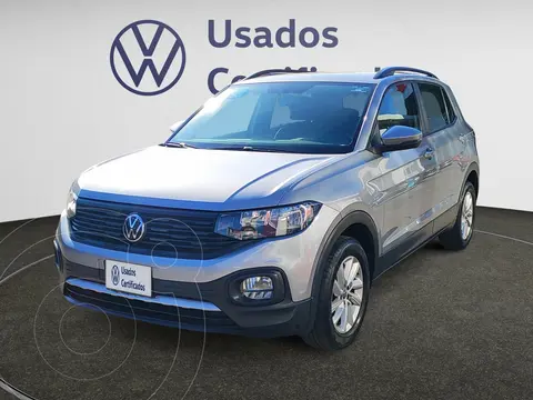 Volkswagen T-Cross Trendline usado (2024) color Plata financiado en mensualidades(enganche $101,070 mensualidades desde $7,732)