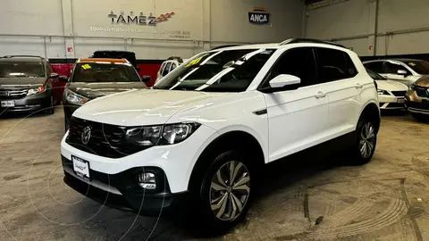 Volkswagen T-Cross Comfortline Aut usado (2020) color Blanco financiado en mensualidades(enganche $73,700 mensualidades desde $7,894)