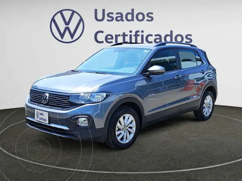 Volkswagen T-Cross Trendline usado (2024) color Gris financiado en mensualidades(enganche $103,795 mensualidades desde $7,940)