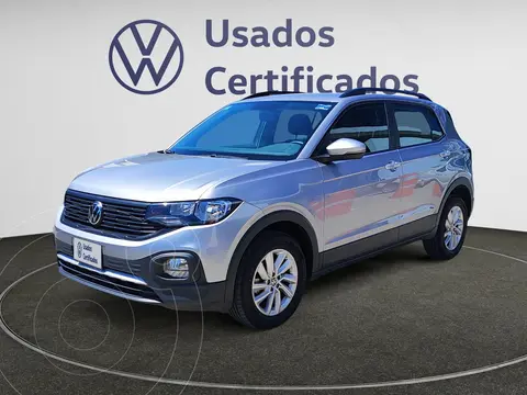 Volkswagen T-Cross Trendline usado (2024) color Plata precio $350,900