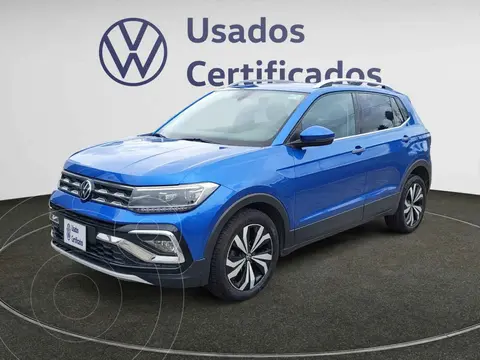 Volkswagen T-Cross Highline usado (2022) color Azul financiado en mensualidades(enganche $90,170 mensualidades desde $6,898)