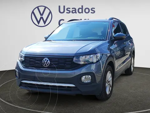 Volkswagen T-Cross Trendline usado (2024) color Gris financiado en mensualidades(enganche $103,795 mensualidades desde $7,940)