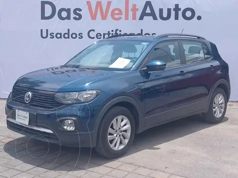 Volkswagen T-Cross Trendline Aut usado (2021) color Azul precio $370,000